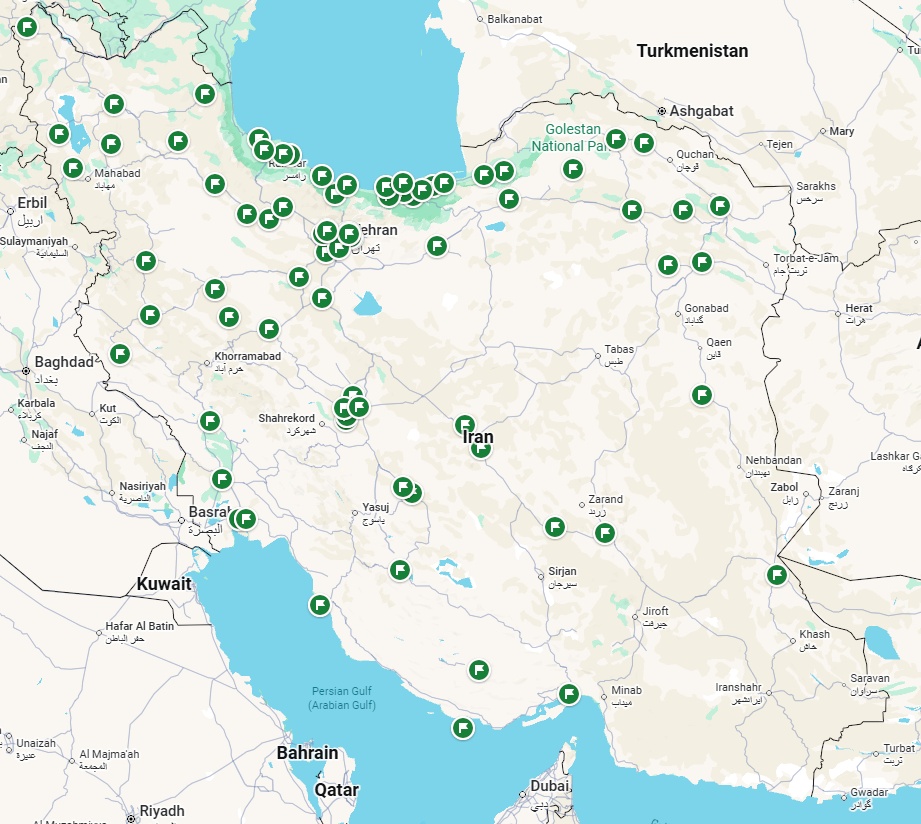 باشگاههای تجهیز شده توسط فلای بای